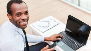 happy worker